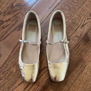 Dolce Vita Gold Ballet Flats